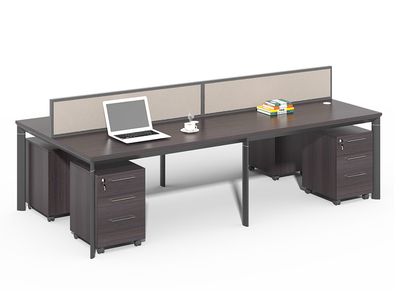 CF-JW2412WE 4 Person Office Partition Desk Design