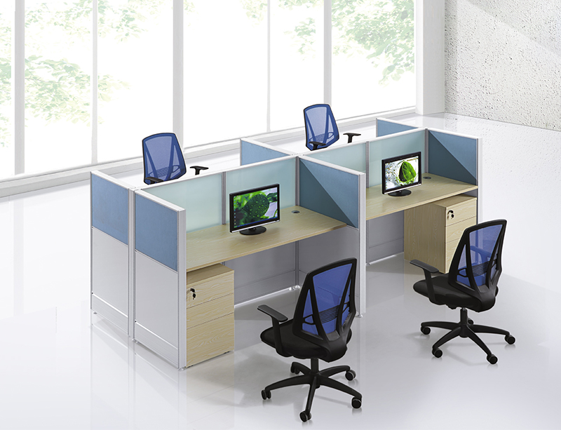 CF-W802 4 person linear workstation