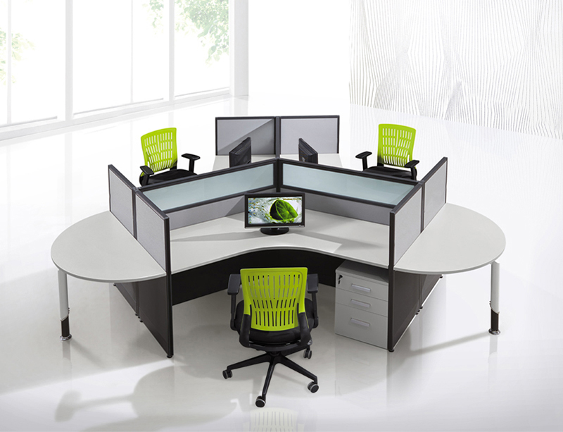 CF-W308 frosted glass office cubicles