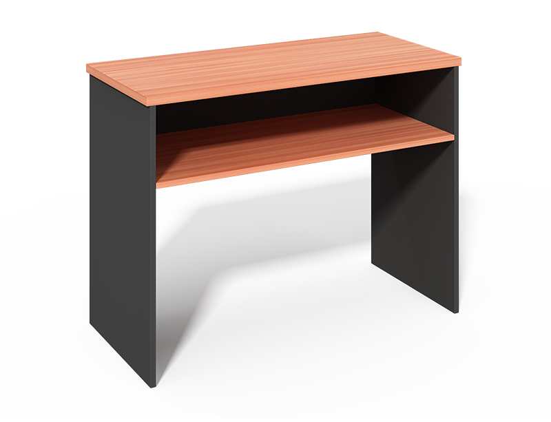 CF -10442B Side Table with Open Shelf Storage