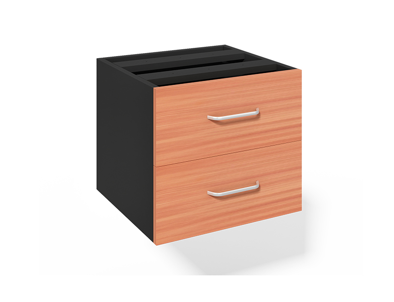 CF-360B 2 Drawers Fixed Pedestal for Office Desk
