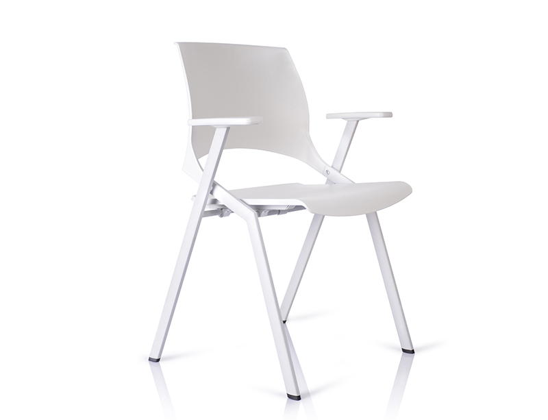 White Foldable plastic folding chairs online CF-ID01W