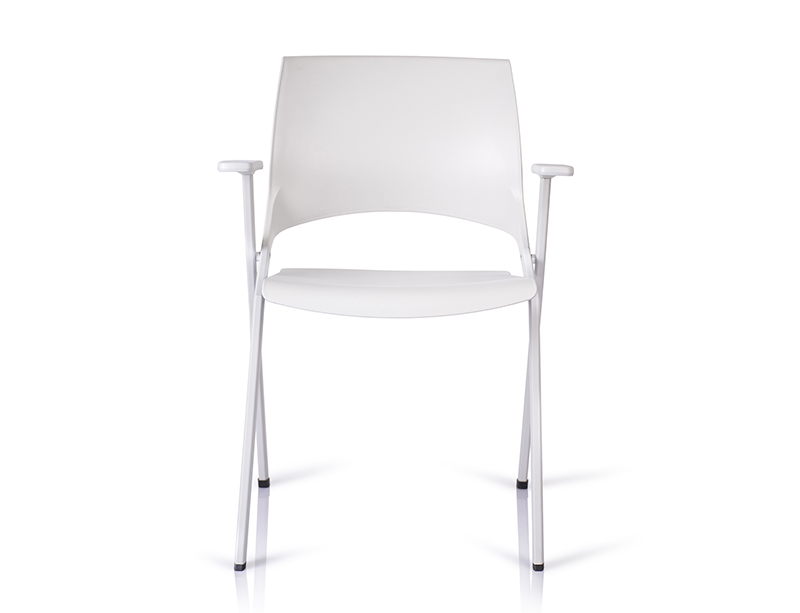 Hot Sell White Environmental Rear Stealth castors folding chairs for sale  CF-ID02W