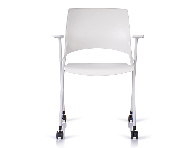 Stylish White Foldable Environmental foldable folding chair price online  CF-ID03W