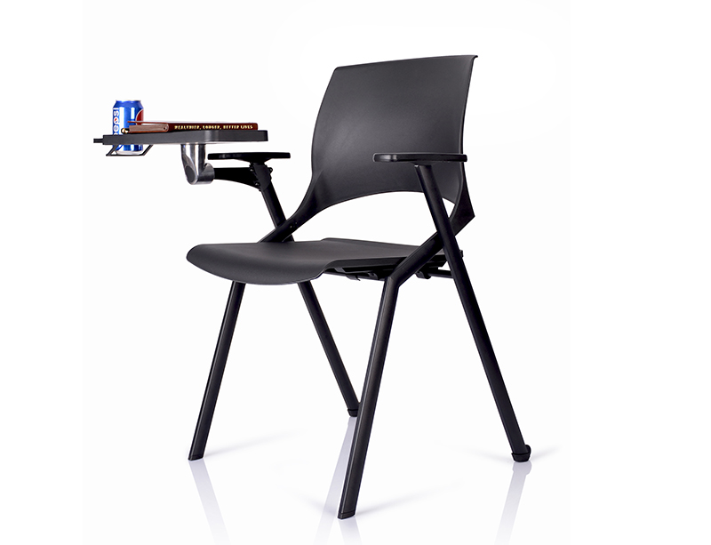 China Manufacturer Writing board black folding chairs online CF-ID06
