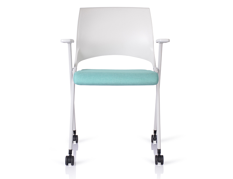 Hot selling Cheap White Waterproof Soft Seating stackable folding chairs for sale CF-ID05W