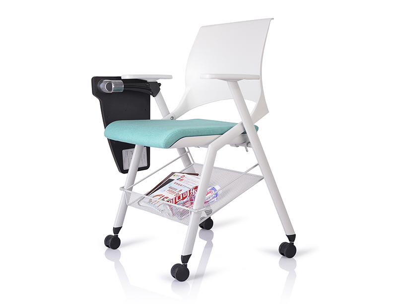 Factory price office training chairs with writing tablet for sale CF-ID04W