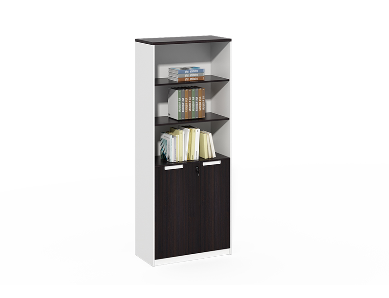 Modern 3 layer open wood file cabinet CF-DF0820C