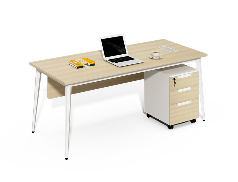 Wholesale office furniture factory luxury single office desk with 3 drawers mobile pedestal