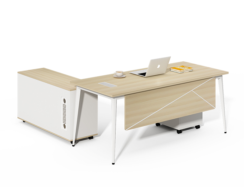 l shaped executive table design