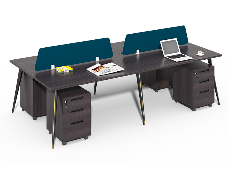  4-cubicle office workstation