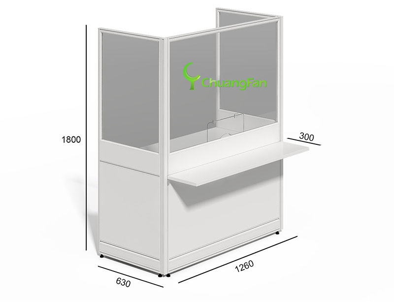 Custom acrylic privacy table shield Protect screen divider cubicle desk partition For Office/Cashier Checkout workstation