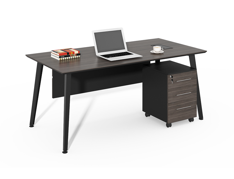 China Office Furniture Factory Price Simple Design Carbon Black Office Table And Chairs CF-HM1260B