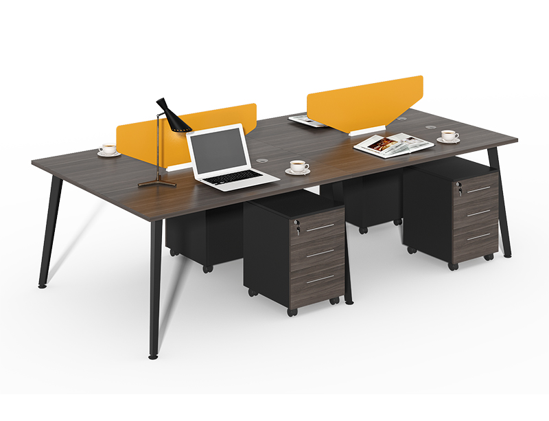 4 person open office workstations