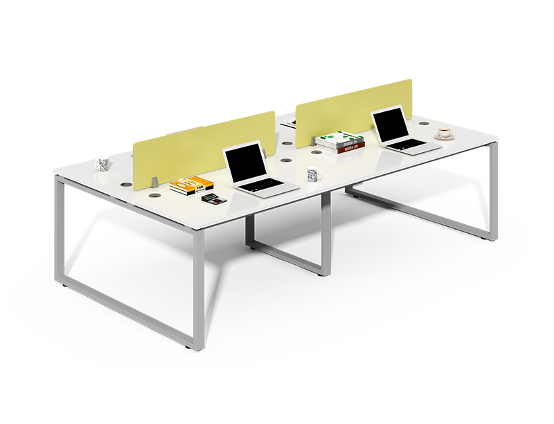 4 Person Straight Desk 